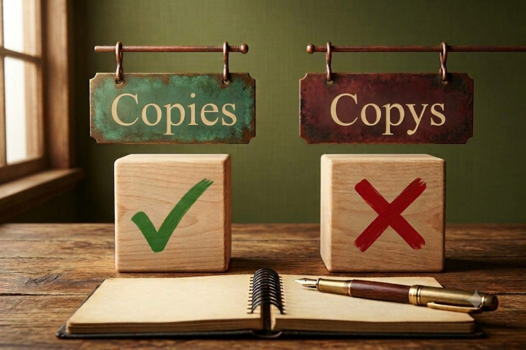 Copys or Copies? The Correct Plural of Copy Explained Copys or Copies? The Correct Plural of Copy Explained