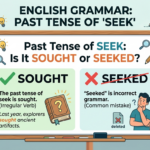 Past Tense of Seek: Is It Sought or Seeked?