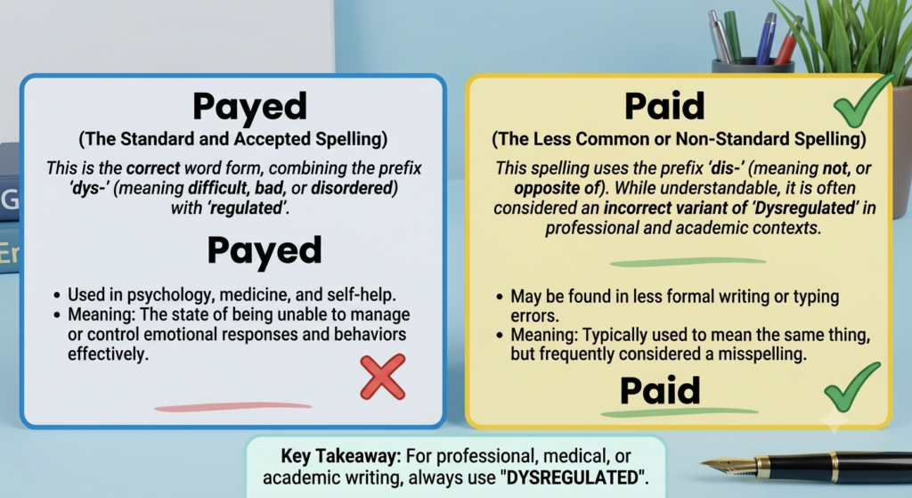 Paid vs Payed: Which Spelling Is Correct and When Should You Use Each?
