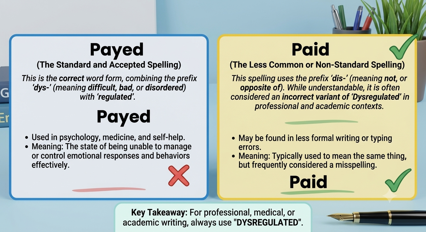 Paid vs Payed: Which Spelling Is Correct and When Should You Use Each?