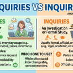 Enquiries vs Inquiries: British and American English Explained