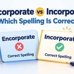 Encorporate vs Incorporate: Which Spelling Is Actually Correct? Encorporate vs Incorporate: Which Spelling Is Actually Correct?